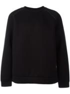 T By Alexander Wang Round Neck Sweatshirt, Men's, Size: Xl, Black, Rayon/polyurethane