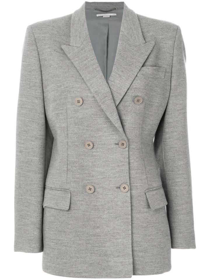 Stella Mccartney Nicola Double Breasted Jacket - Grey
