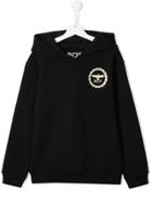 Boy London Kids Logo Embroidered Hoodie - Black