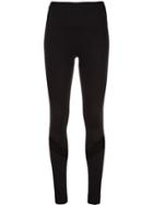 Alala Mesh Panel Sports Leggings - Black