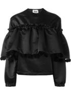 Christopher Shannon Ruffled Pompom Detail Blouse