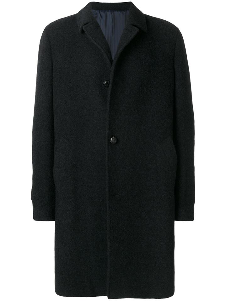 Mp Massimo Piombo Classic Single Breasted Coat - Blue
