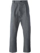 Sunnei Loose-fit Trousers, Men's, Size: Medium, Grey, Cotton
