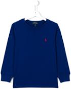 Ralph Lauren Kids Logo Embroidered Top, Boy's, Size: 12 Yrs, Blue