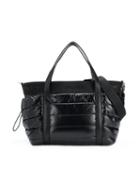 Moncler Kids Quilted Shell Changing Bag - Black
