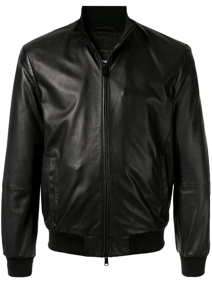 Emporio Armani Classic Flight Jacket - Black