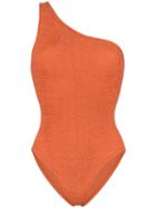 Hunza G Nancy One-shoulder Swimsuit - Orange