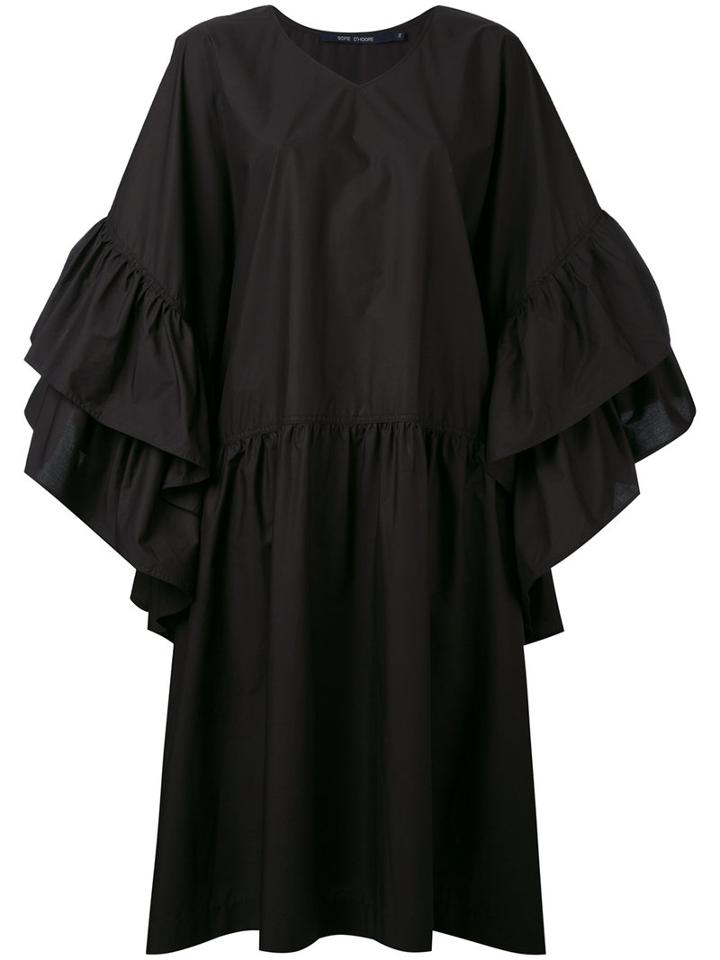 Sofie D'hoore - Dreamy Dress - Women - Cotton - 38, Women's, Black, Cotton