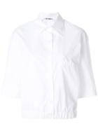 Barena Elasticised Hem Shirt - White