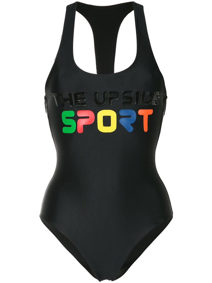 The Upside Logo Swimsuit - Black