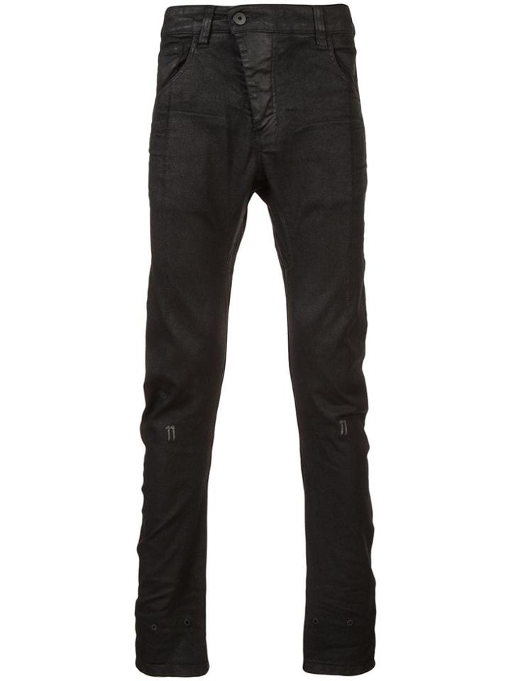 11 By Boris Bidjan Saberi Skinny-fit Stretch Jeans - Black