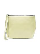 Marni Yellow Leather Pouch - Yellow & Orange