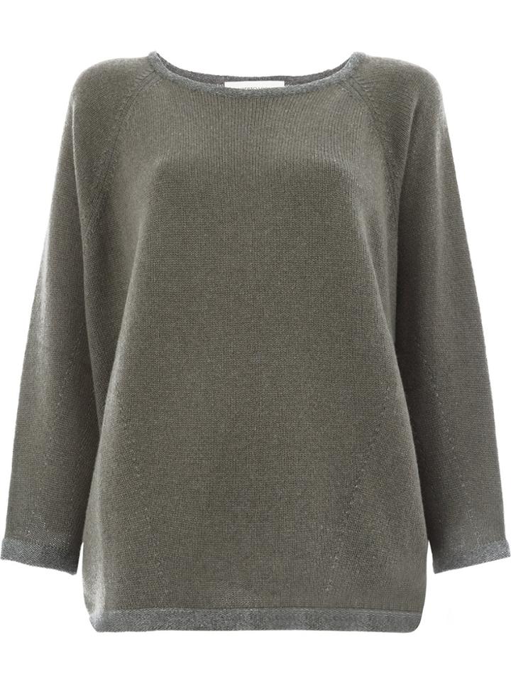 Lamberto Losani Loose Fit Jumper - Grey