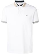 Sun 68 Gran Tips Polo Shirt - White
