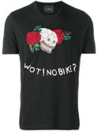 John Richmond Embellished Skull T-shirt - Black