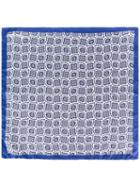 Tagliatore Pochette Pocket Square, Men's, Blue, Silk