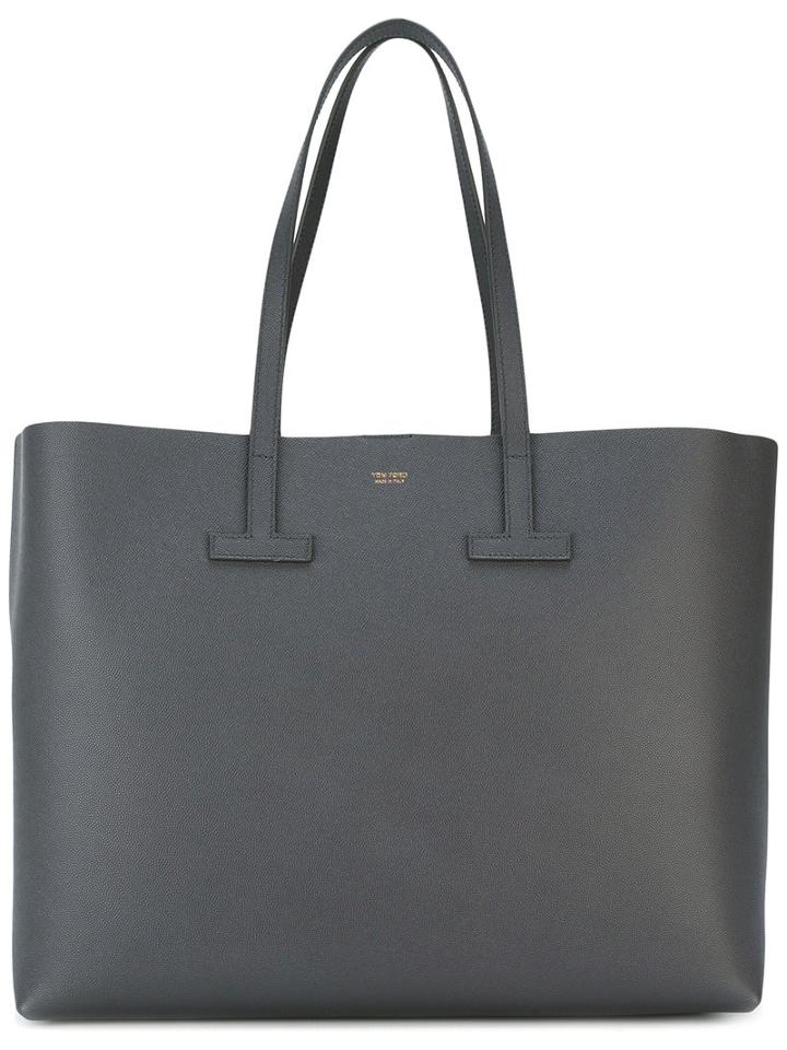 Tom Ford - Shopper Tote - Women - Calf Leather - One Size, Women's, Grey, Calf Leather