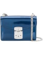 Miu Miu Small Flapped Satchel - Blue