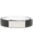 Maison Margiela Numbers Logo Buckle Belt - Black