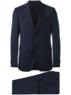 Z Zegna Tonal Check Suit, Men's, Size: 50, Blue, Cupro/wool