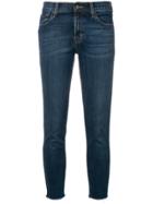 J Brand Captivate Destruct Skinny Jeans - Blue