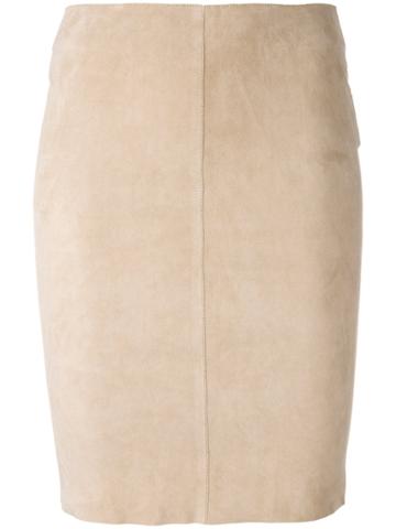 Jitrois Fitted Skirt - Nude & Neutrals