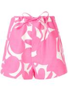 Marni Printed Drawstring Shorts - Pink