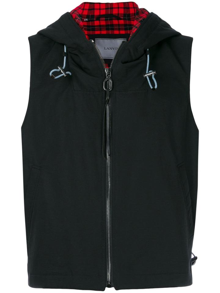 Lanvin Lanvin Rmou0021p18 10 Black Natural (vegetable)->cotton
