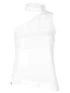 Lilly Sarti Asymmetric Top, Women's, Size: 40, White, Cotton