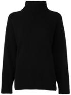 Emporio Armani Turtleneck Jumper, Women's, Size: 42, Black, Cashmere/wool