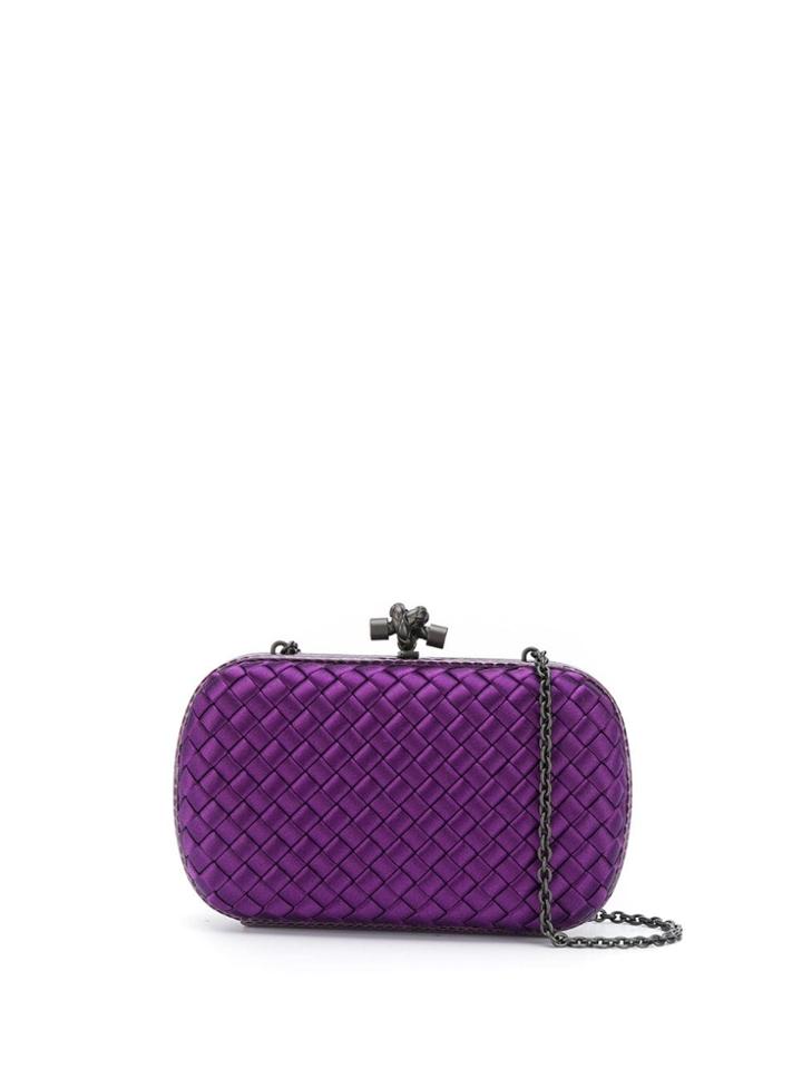 Bottega Veneta Monalisa Intrecciato Impero Chain Knot Clutch Bag -