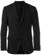 Boss Hugo Boss Button Up Blazer, Men's, Size: 46, Black, Virgin Wool/mohair/cupro