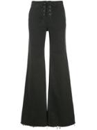 Nili Lotan Lennon Extreme Wide Leg Trousers - Grey