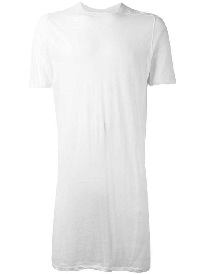 Rick Owens Level T-shirt, Men's, Size: Medium, White, Cotton