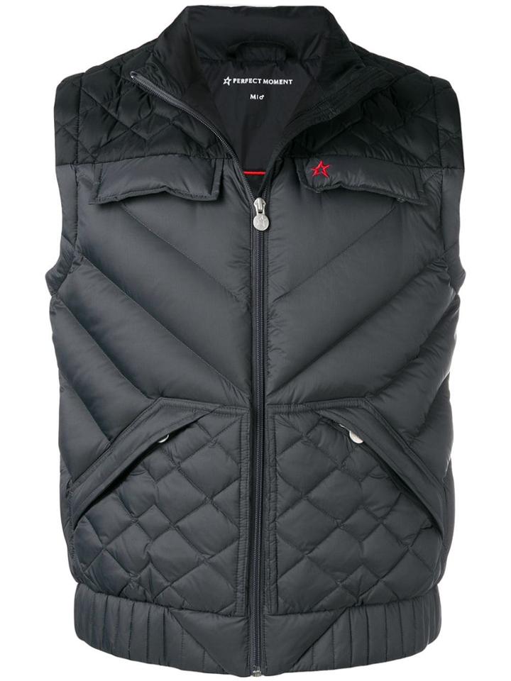 Perfect Moment Apres Padded Gilet - Grey