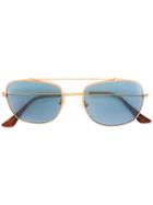Retrosuperfuture - Aviator Sunglasses - Unisex - Acetate/metal - One Size, Grey, Acetate/metal