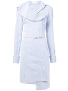 Monse - Striped Dress - Women - Polyester/viscose/spandex/elastane - 2, Blue, Polyester/viscose/spandex/elastane