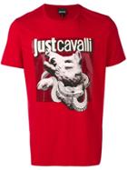 Just Cavalli Logo Print T-shirt - Red