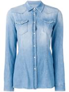 Dondup Chest Pocket Denim Shirt - Blue