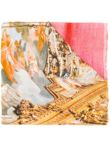 Faliero Sarti 'palazzo Reale' Scarf, Women's, Pink/purple, Cashmere/modal