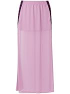 Faith Connexion X Kappa Long Skirt - Pink & Purple