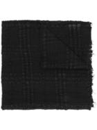 Forme D'expression Bumount Tartan Scarf - Black