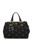 Prada Pre-owned 1990's Rhinestone Embellished Tote - Black