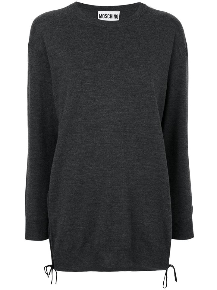 Moschino Drawstring Sweater - Grey