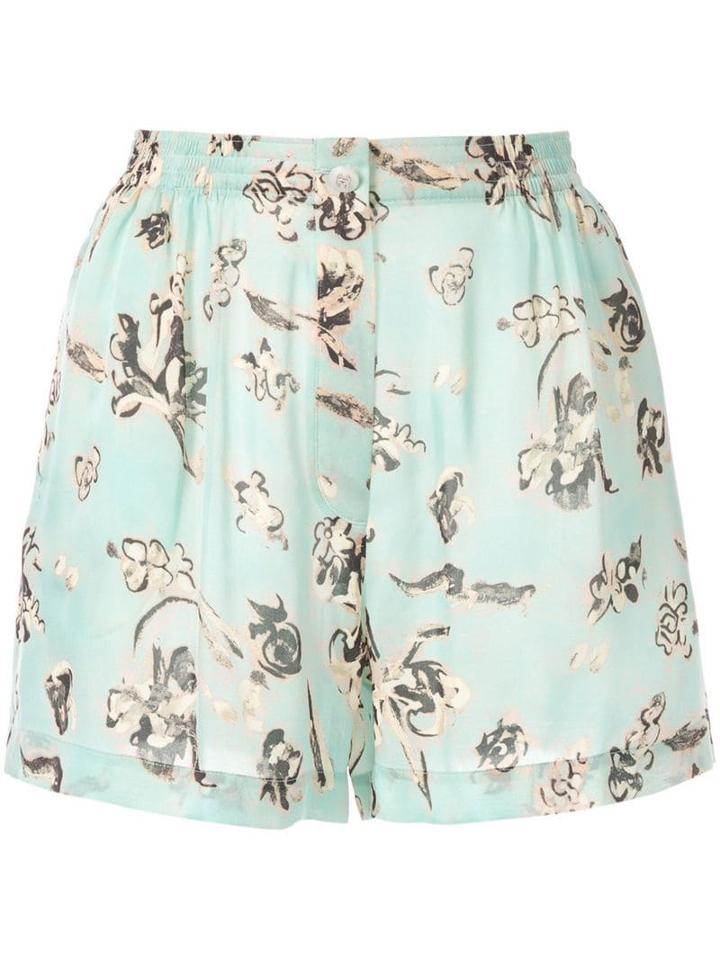 Chanel Pre-owned Cc Short Pants - Green