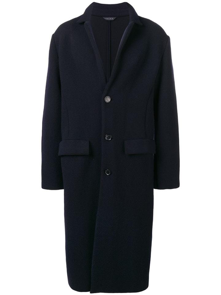Falke Classic Single-breasted Coat - Black