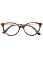 Bottega Veneta Eyewear Tortoiseshell Frame Glasses - Brown