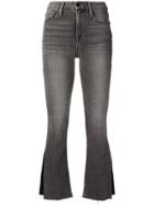 Frame Le Crop Mini Boot Jeans - Grey