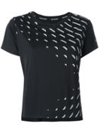 Nike Geometric Print Dri-fit Running Top, Women's, Size: Xs, Black