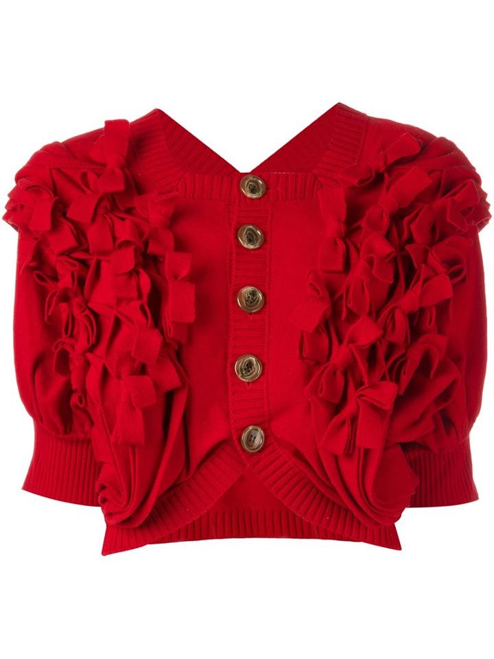 Comme Des Garçons Vintage Bow Detail Knit Bolero